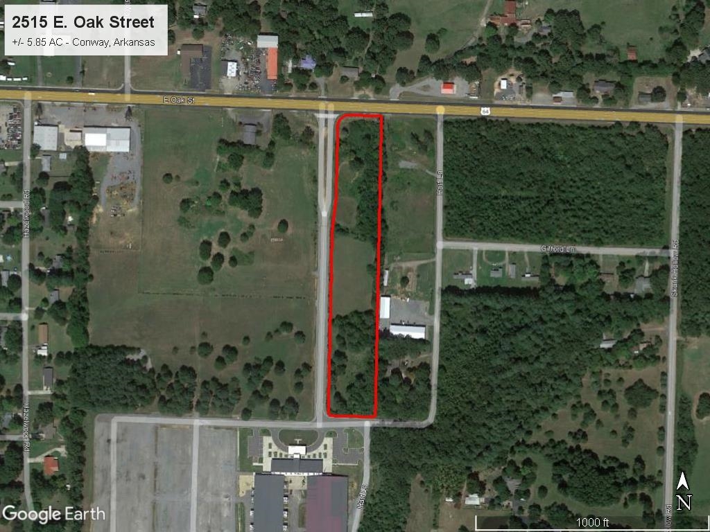 Vacant Land for sale – 2515 E Oak   Conway, AR
