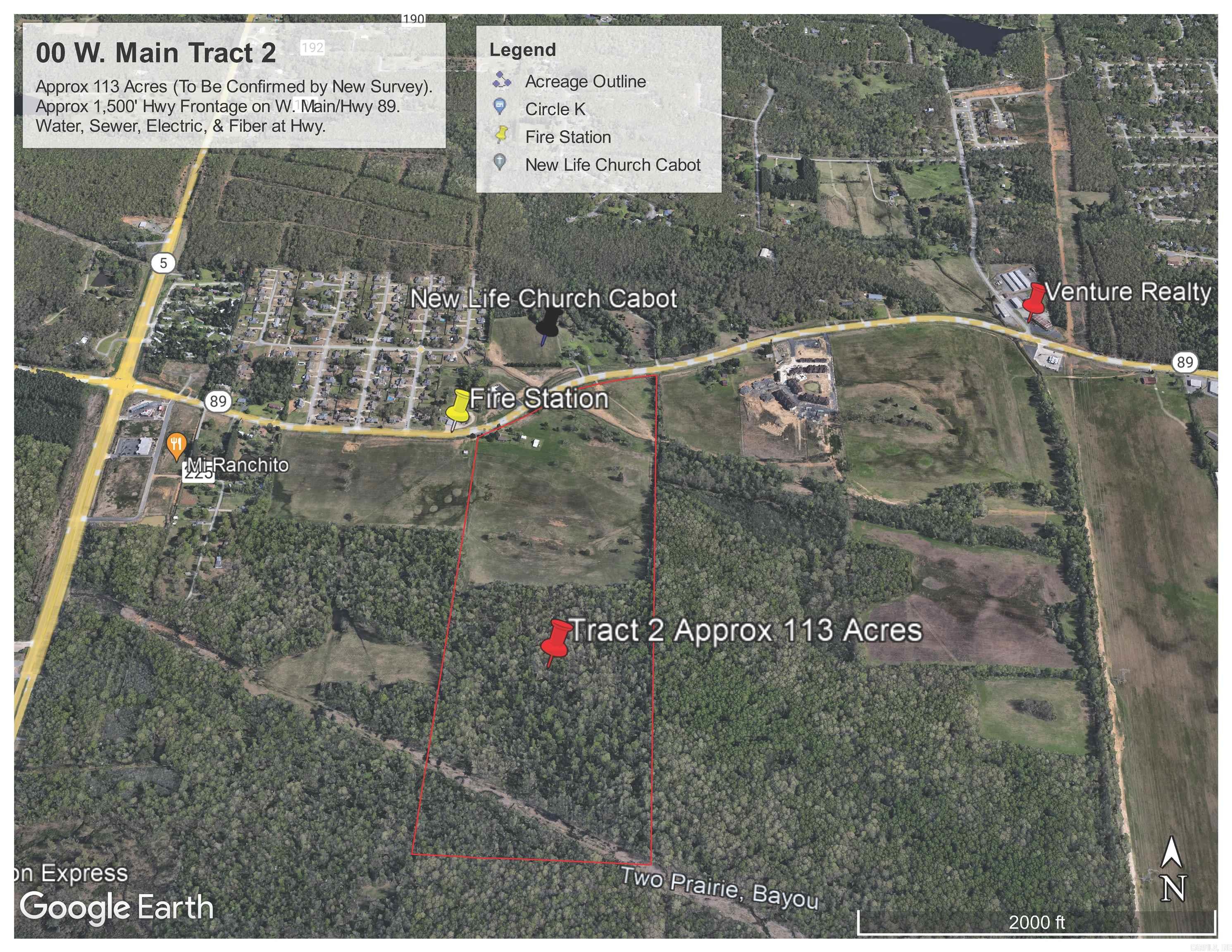 Vacant Land for sale – 00  W Main   Cabot, AR