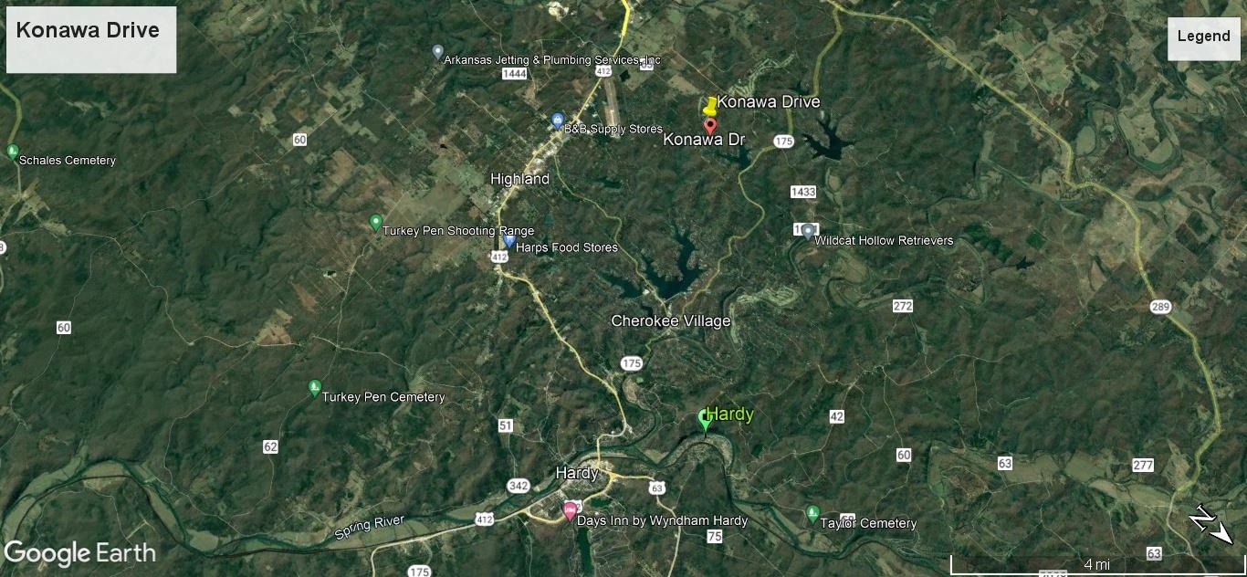 Photo 7 - Vacant Land for sale – 9  Konawa Dr   Cherokee Village, AR