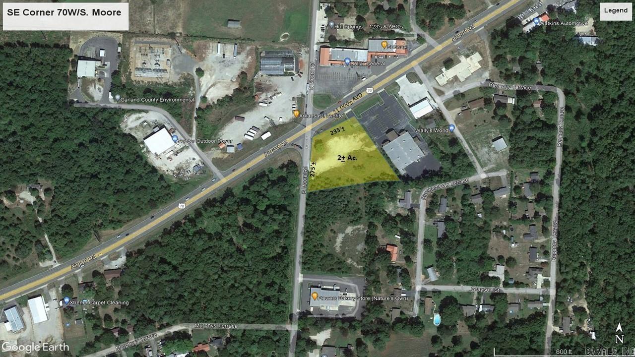 Commercial / Industrial for sale – TBD  Airport   Hot Springs, AR