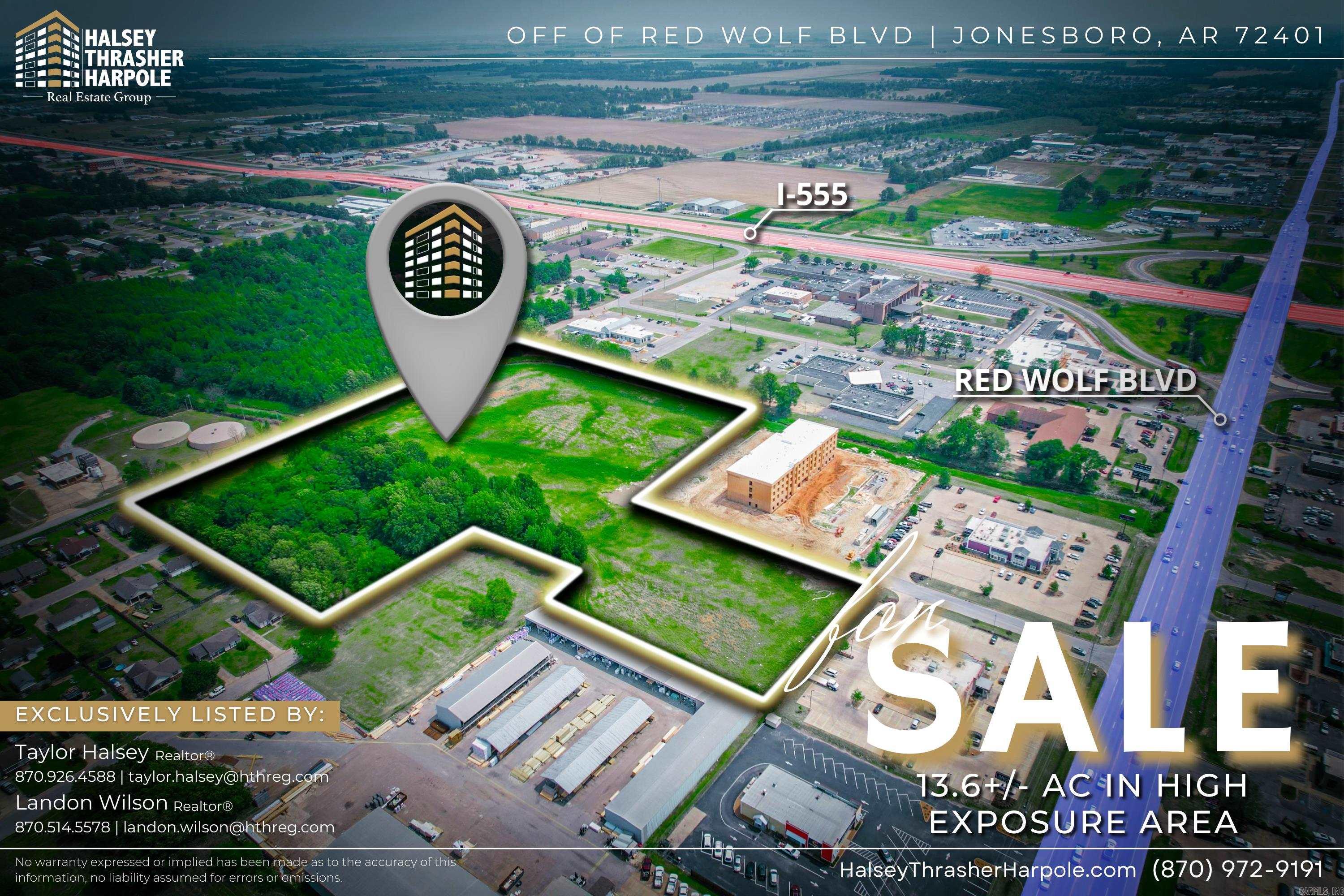 Vacant Land for sale –   Red Wolf Blvd   Jonesboro, AR