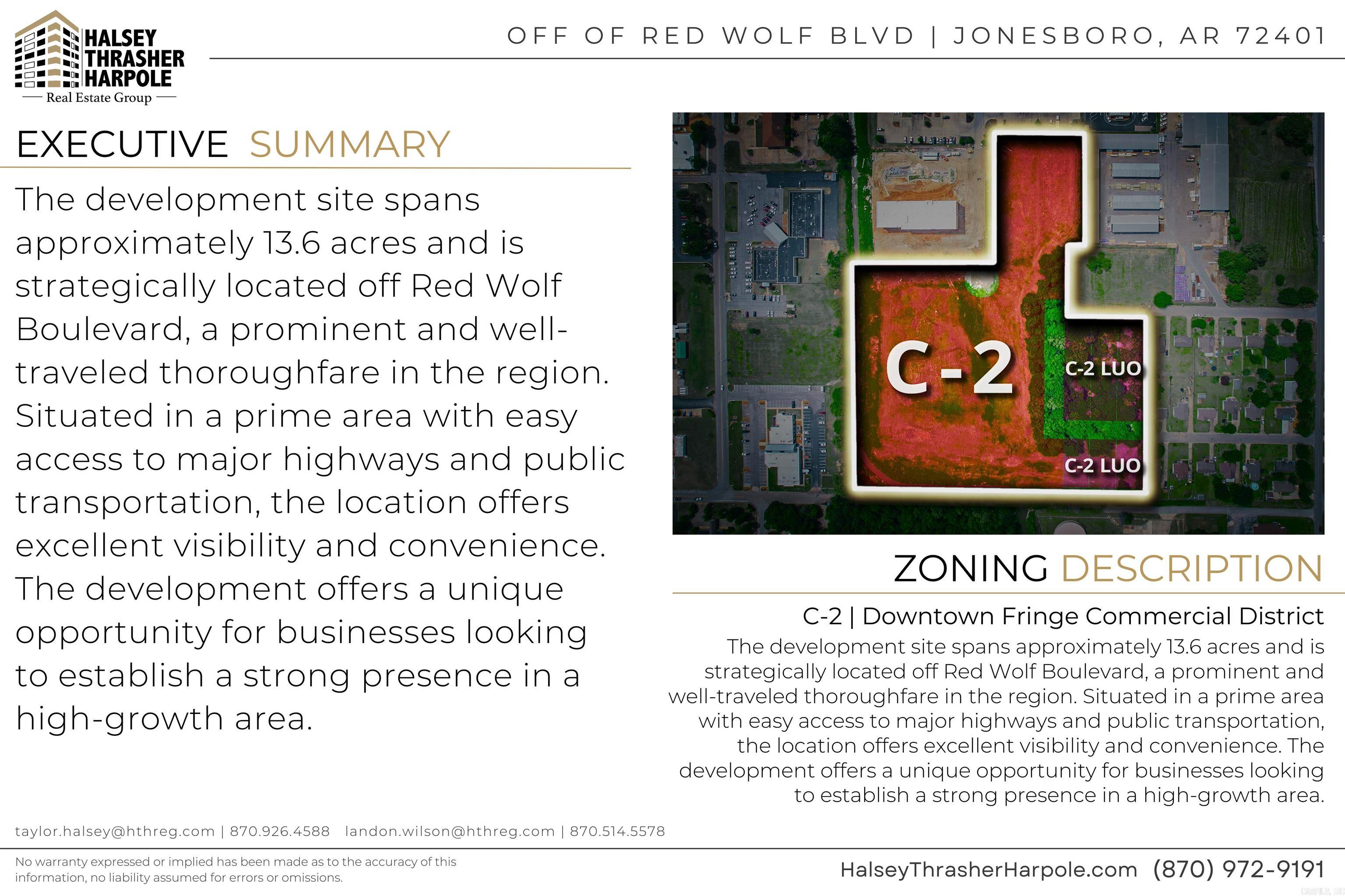 Photo 3 - Vacant Land for sale –   Red Wolf Blvd   Jonesboro, AR