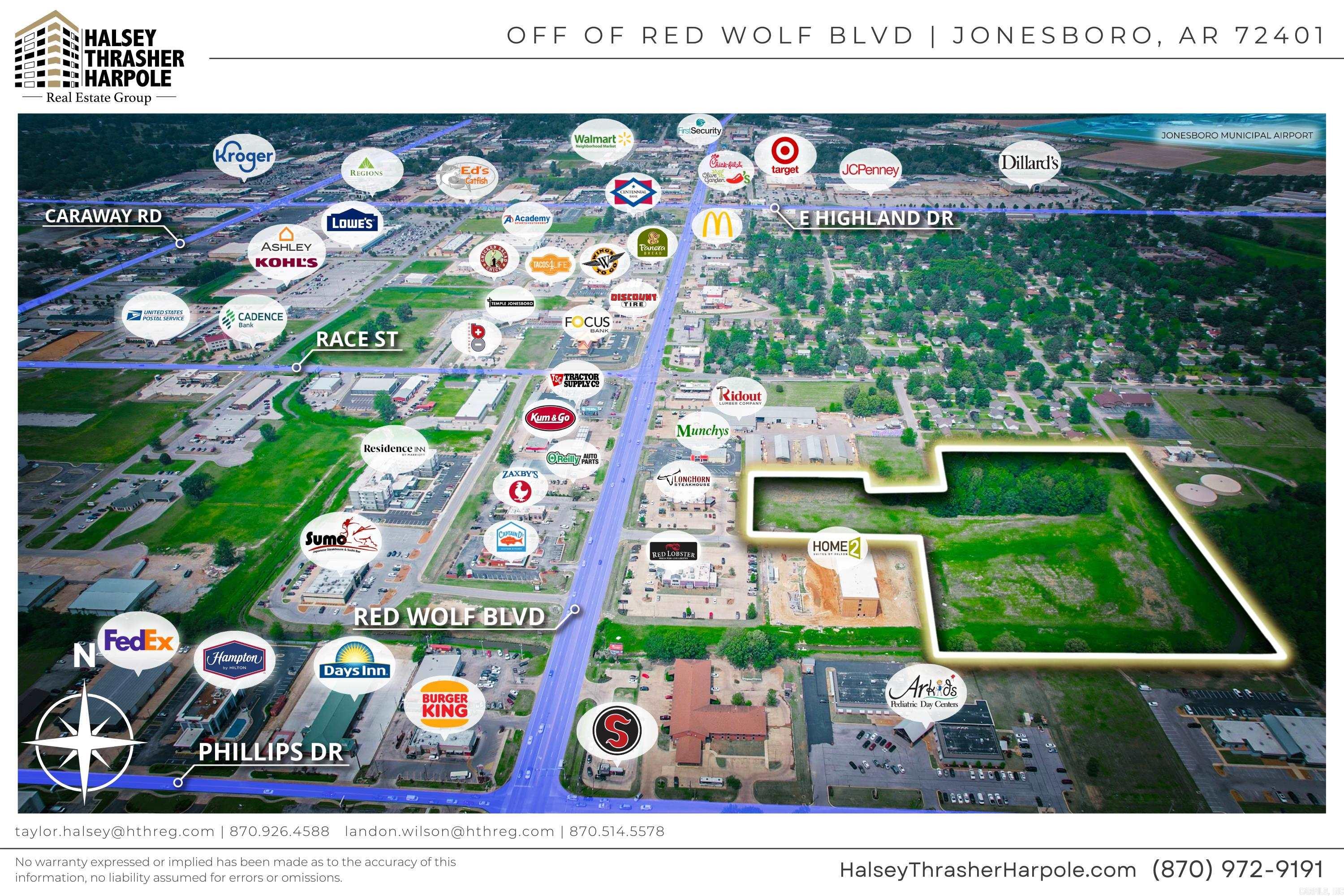 Photo 4 - Vacant Land for sale –   Red Wolf Blvd   Jonesboro, AR