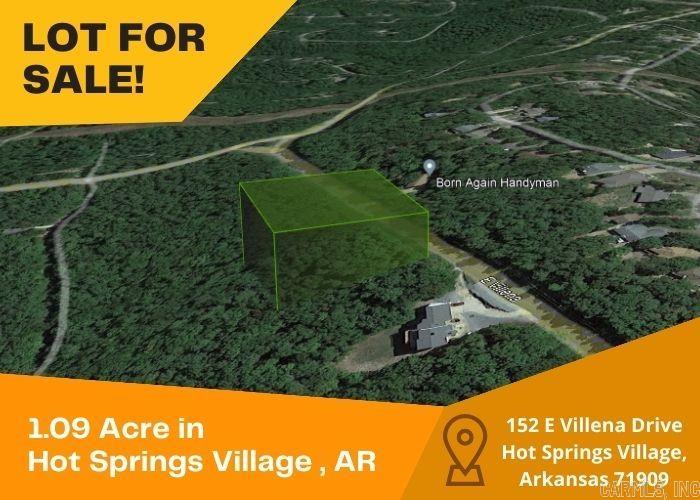 Vacant Land for sale – 152  E Villena Dr   Hot Springs Village, AR