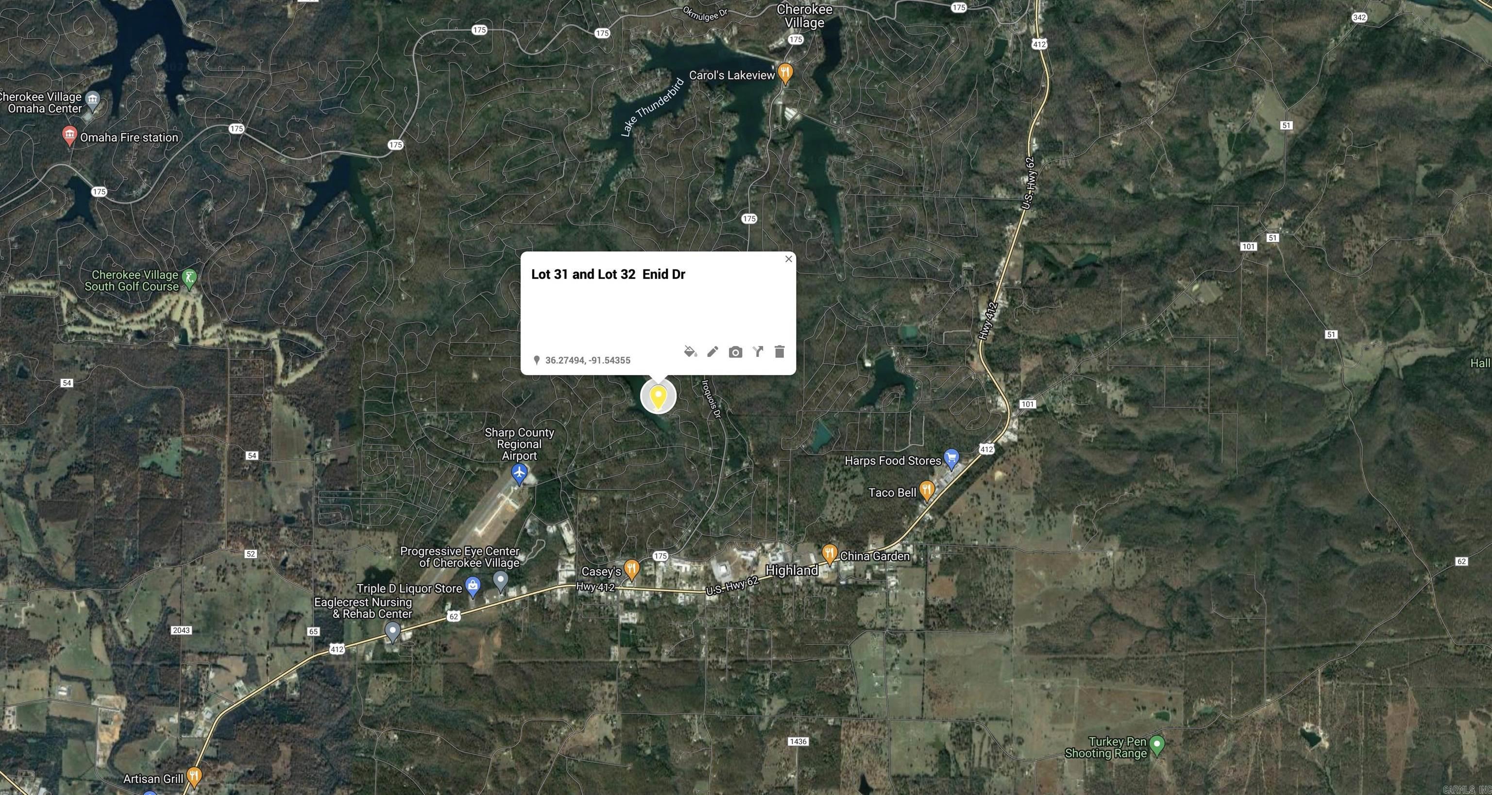 Photo 11 - Vacant Land for sale – Lot 31  Enid   Cherokee Village, AR