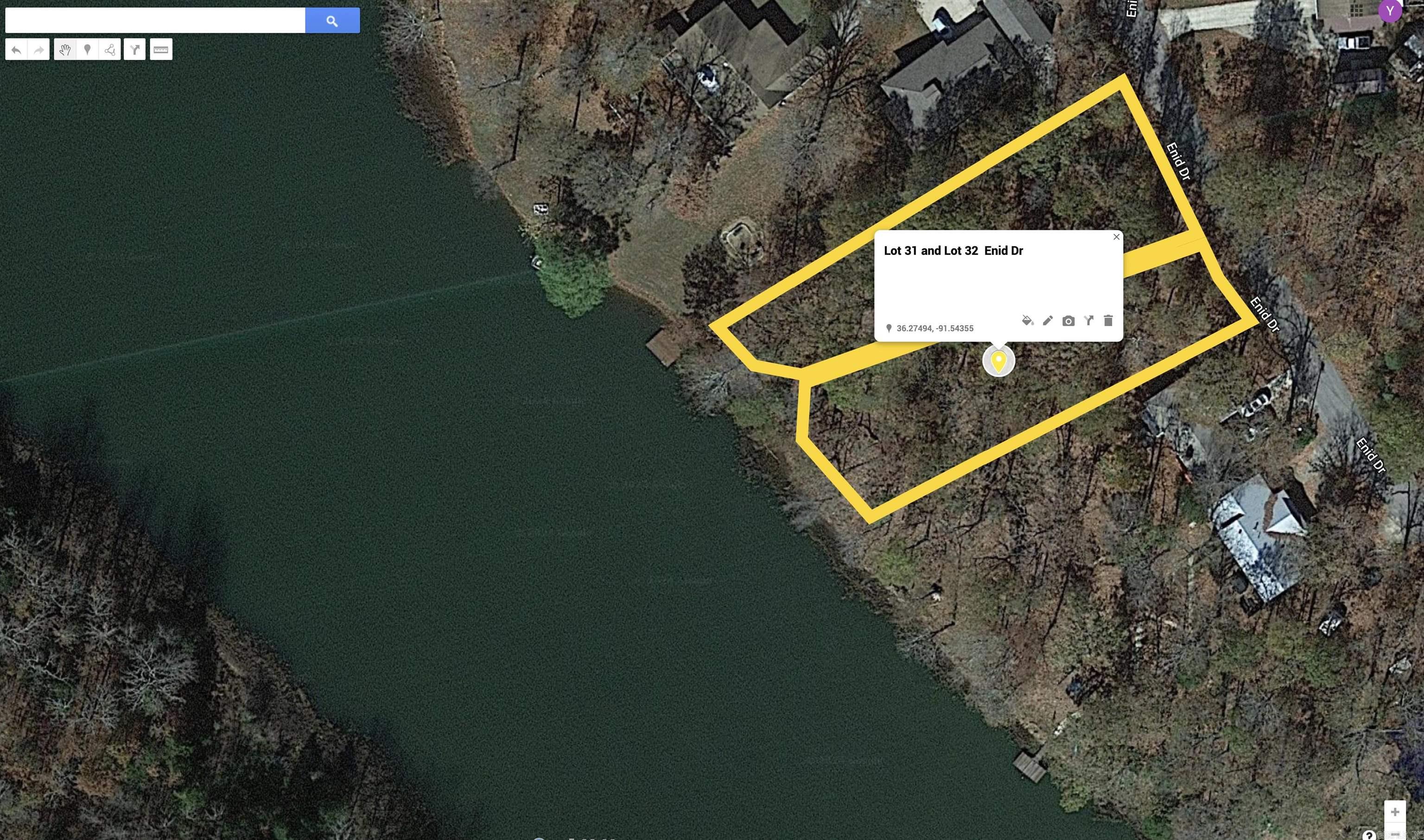 Photo 7 - Vacant Land for sale – Lot 31  Enid   Cherokee Village, AR