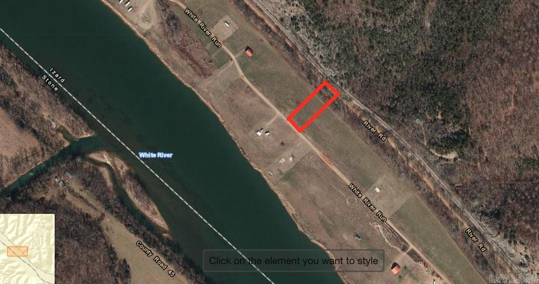 Photo 3 - Vacant Land for sale – 000  White River Run   Guion, AR