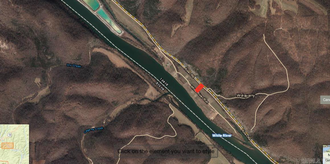 Photo 4 - Vacant Land for sale – 000  White River Run   Guion, AR