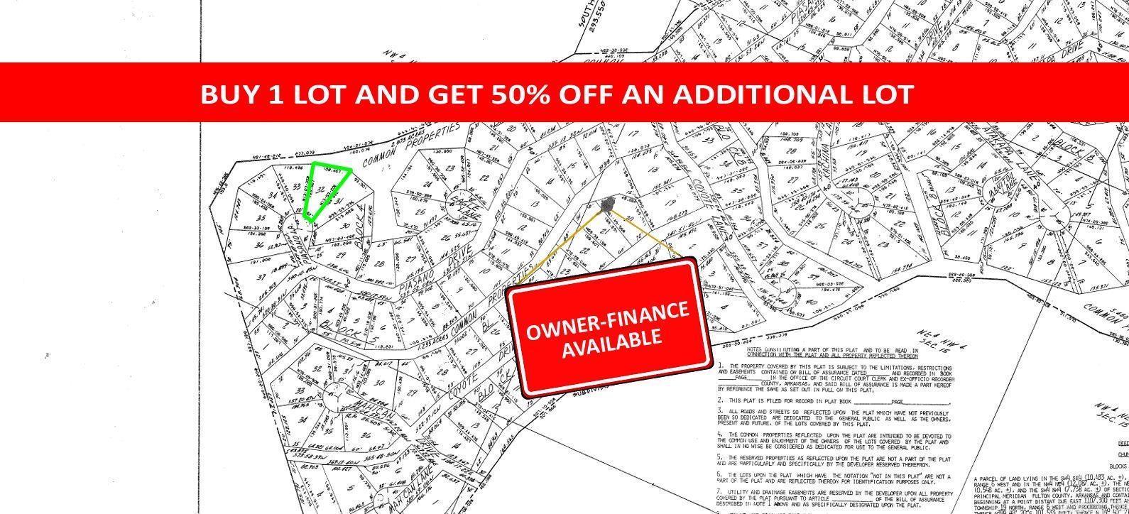 Photo 2 - Vacant Land for sale – Lot 32  Piasano   Cherokee Village, AR