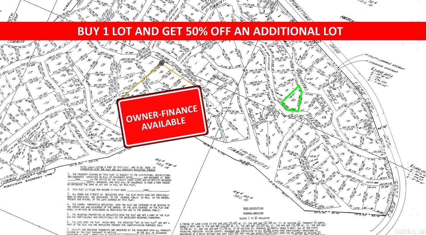 Photo 2 - Vacant Land for sale – Lot 20  Atakapa   Cherokee Village, AR