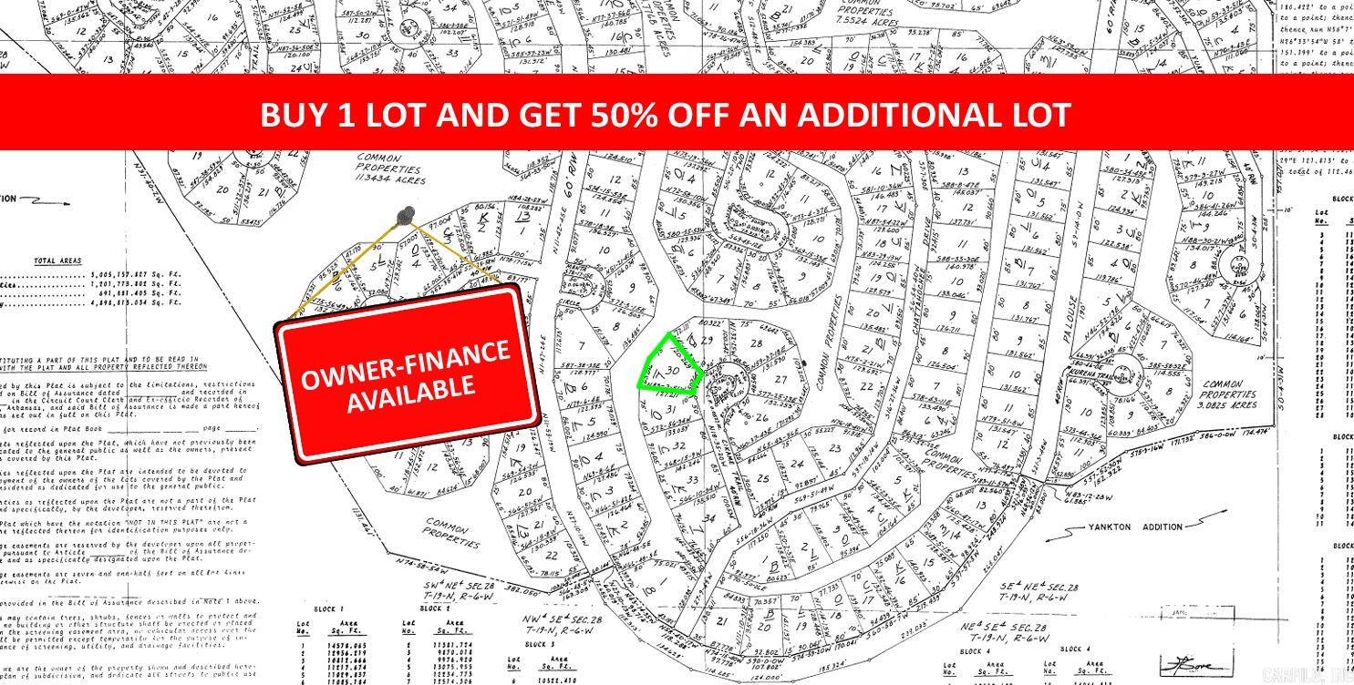 Photo 2 - Vacant Land for sale – Lot 30  Cikame   Cherokee Village, AR