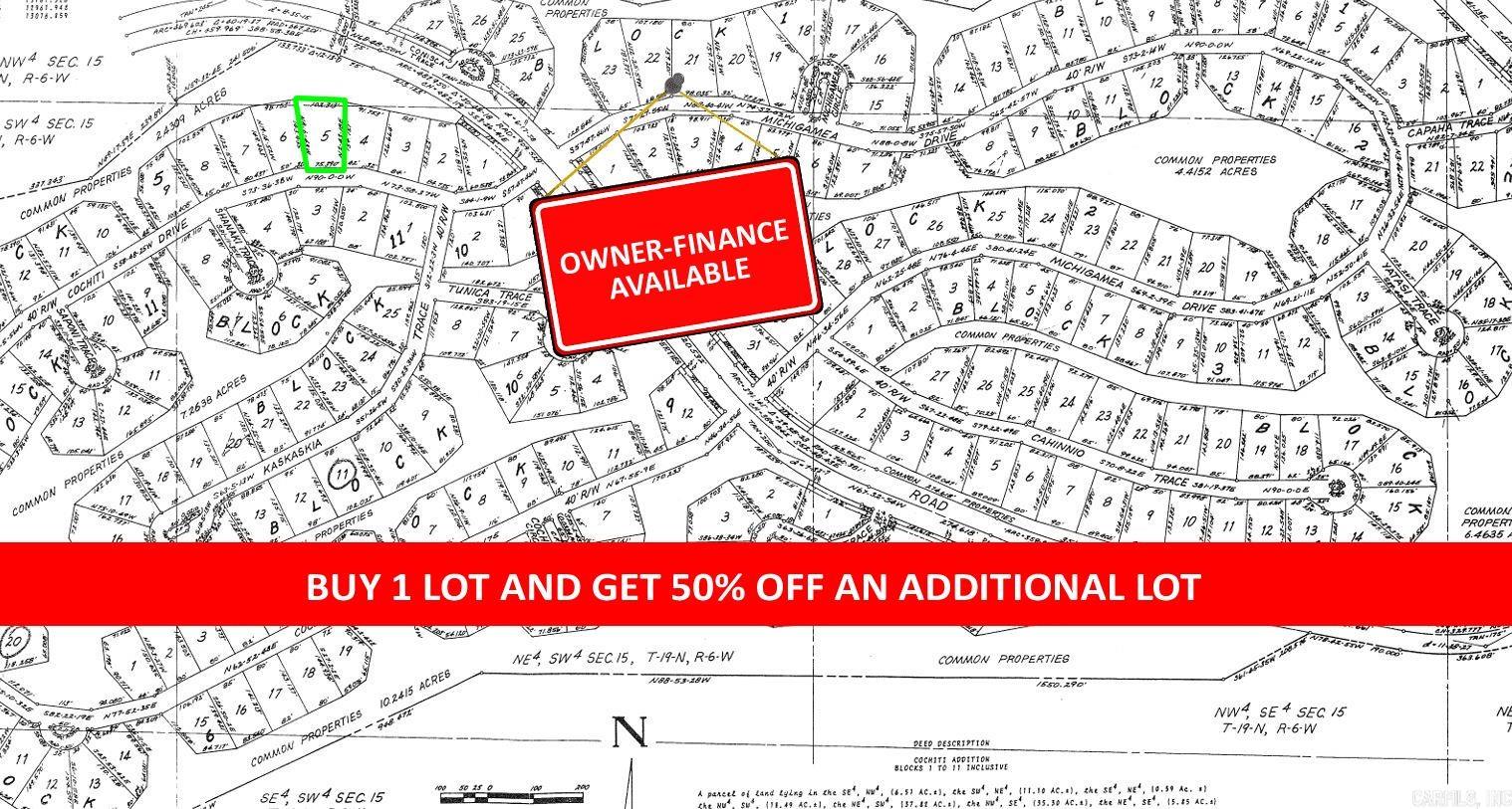 Photo 2 - Vacant Land for sale – Lot 5  Cochiti   Cherokee Village, AR