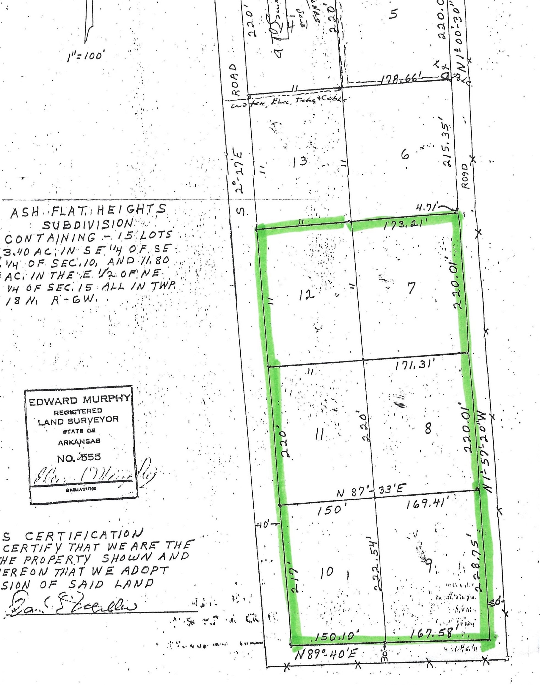 Photo 5 - Vacant Land for sale – Lots 7-12  Martin   Ash Flat, AR