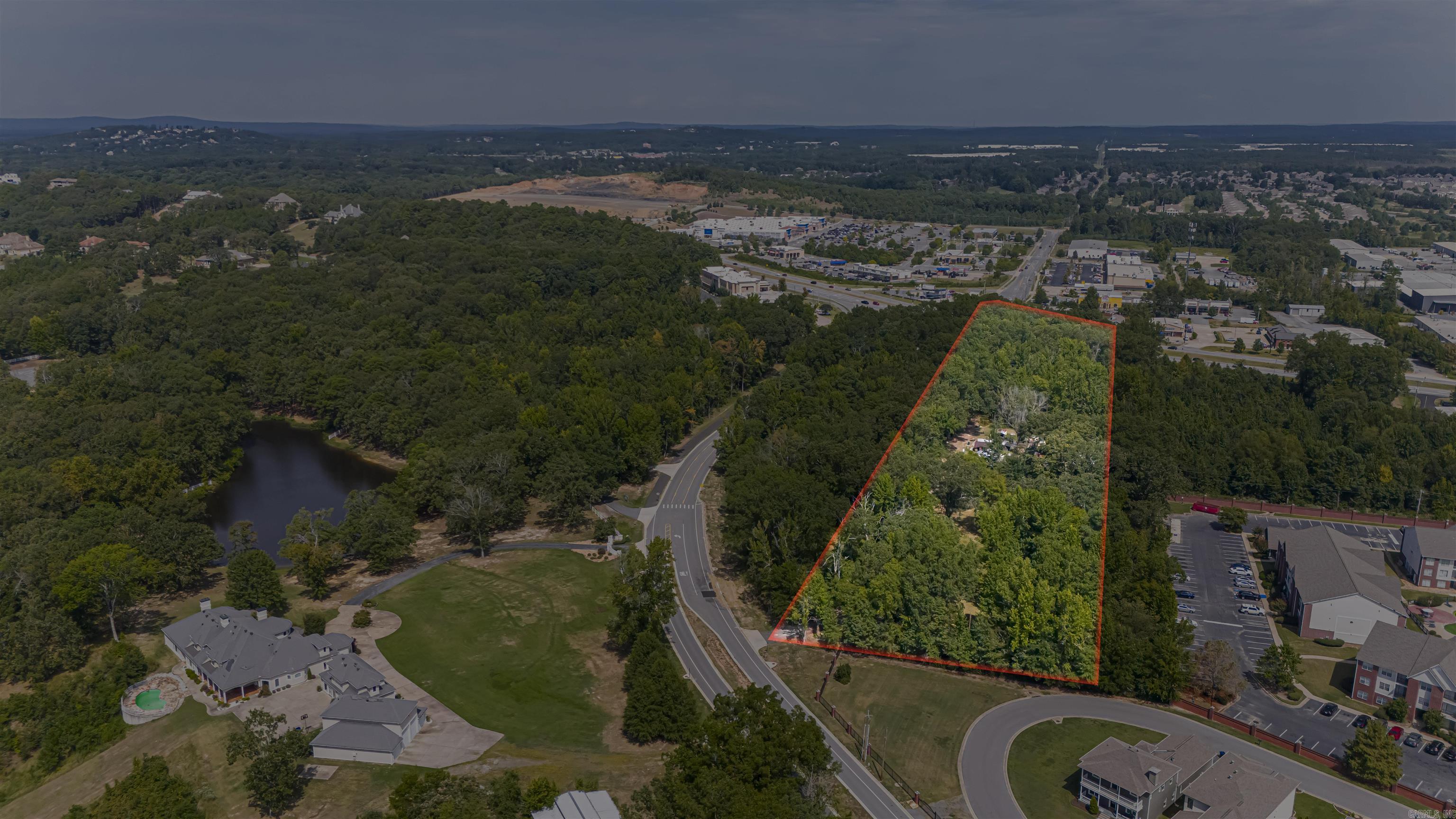 Photo 2 - Vacant Land for sale – 7400 & 7410  Large Oak Lane   Maumelle, AR