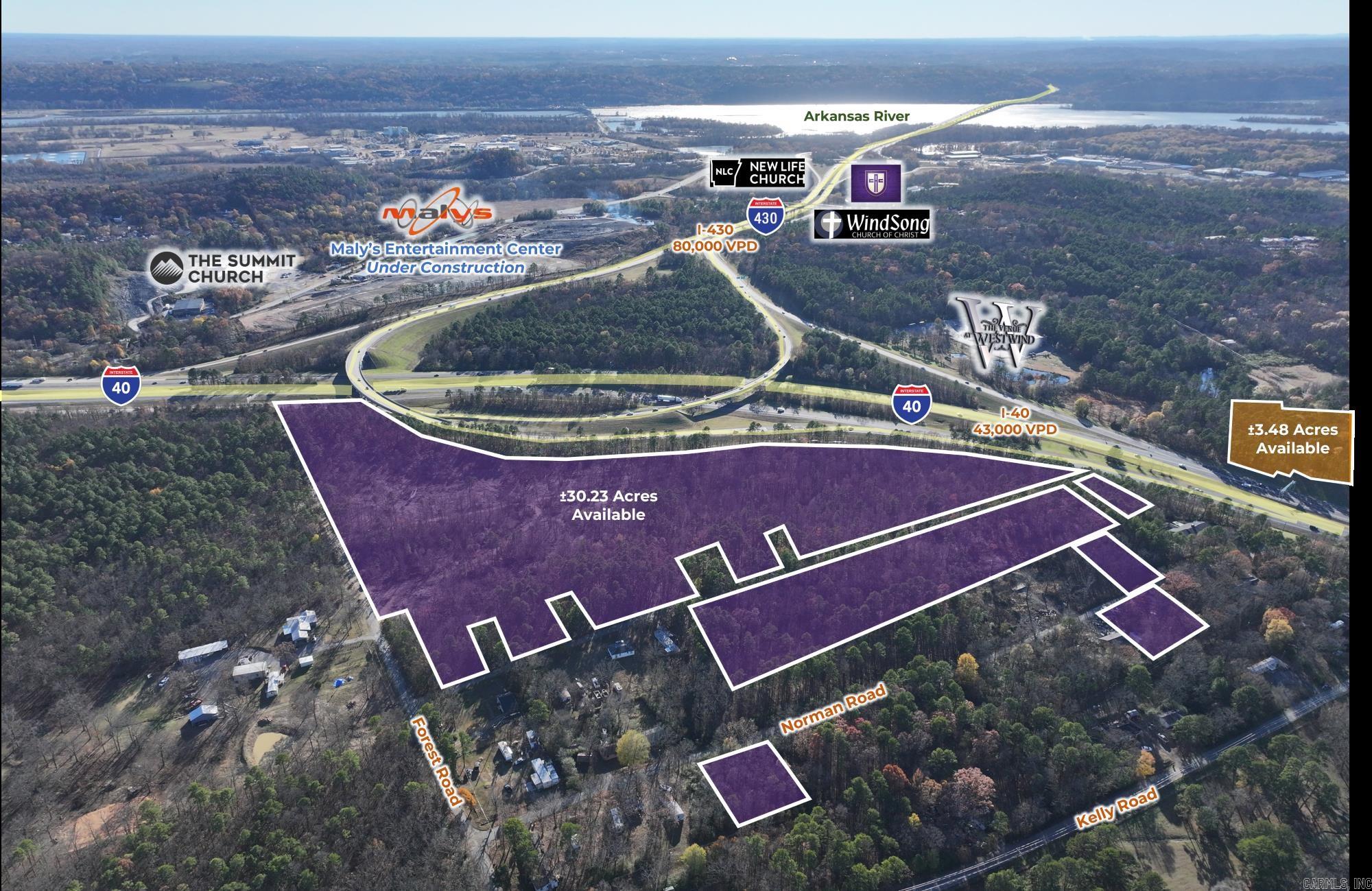 Vacant Land for sale – 00  I-40   North Little Rock, AR