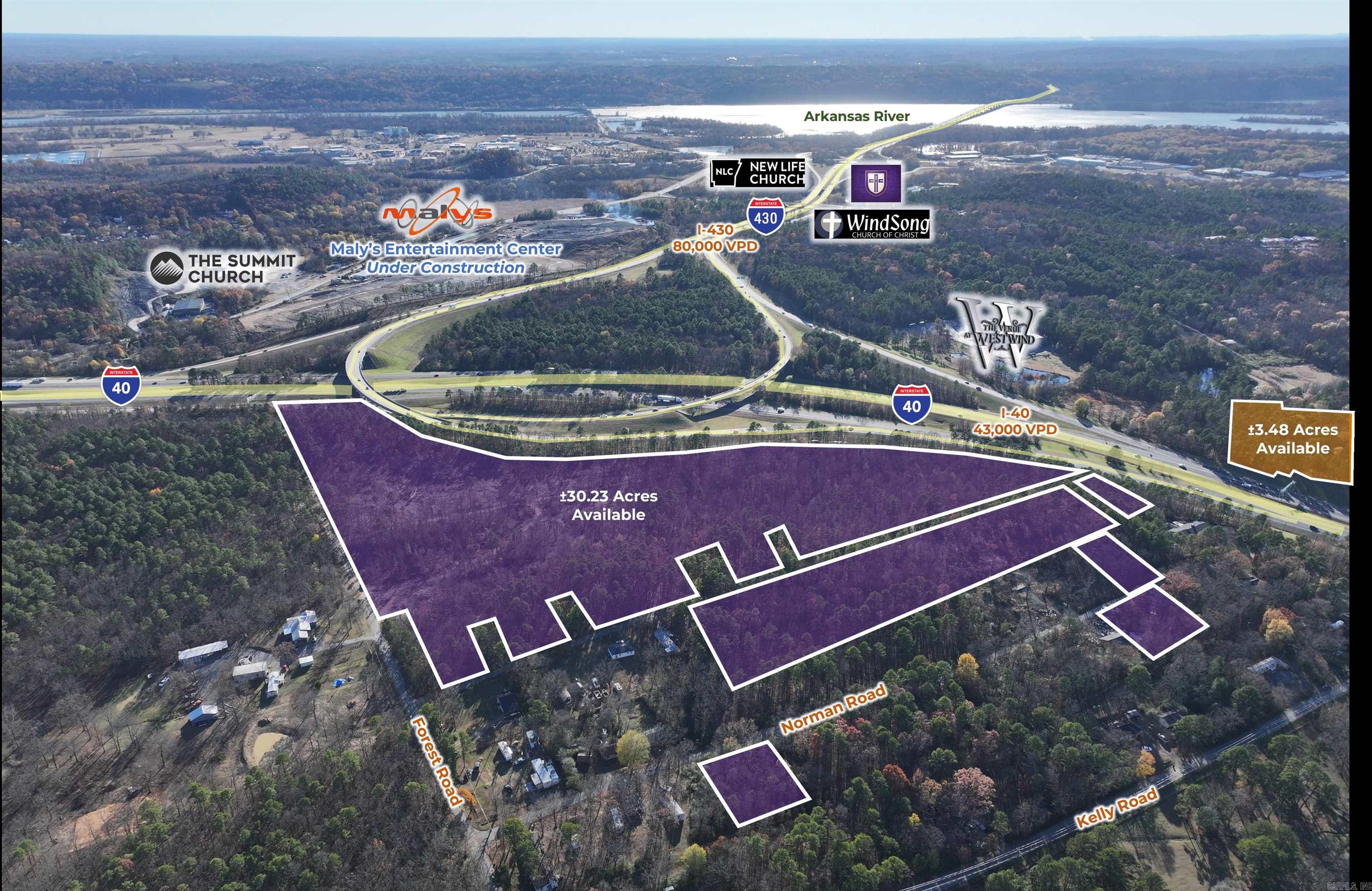 Photo 3 - Vacant Land for sale – 00  I-40   North Little Rock, AR
