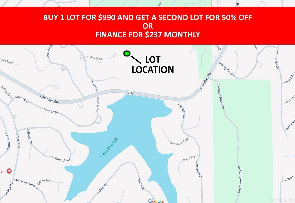 Vacant Land for sale – Lot 1  Gettysburg   Cherokee Village, AR