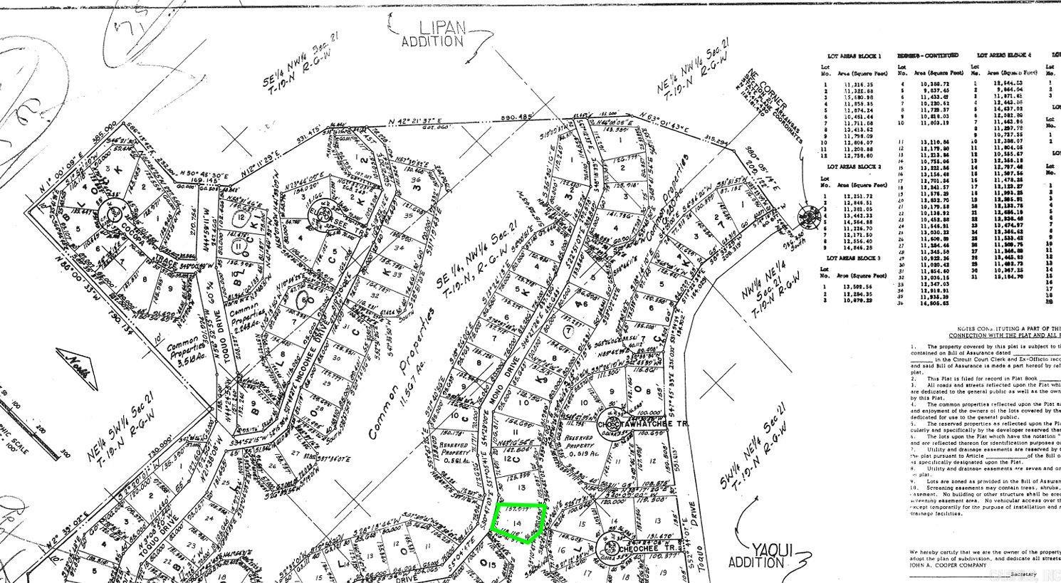 Photo 2 - Vacant Land for sale – Lot 14  MONO   Cherokee Village, AR
