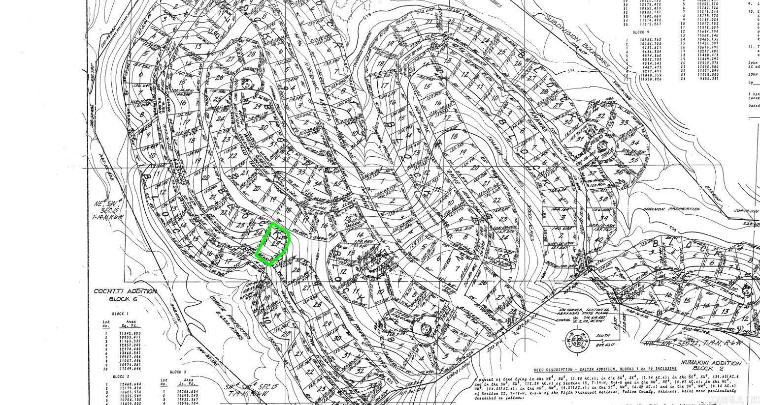 Photo 2 - Vacant Land for sale – Lot 25  Sassacus   Cherokee Village, AR