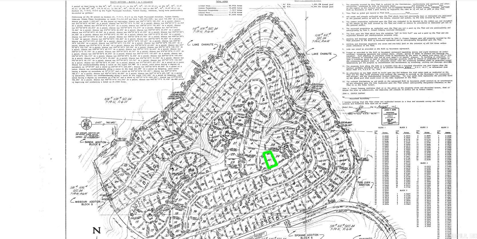 Photo 2 - Vacant Land for sale – Lot 40  ISLETA   Cherokee Village, AR