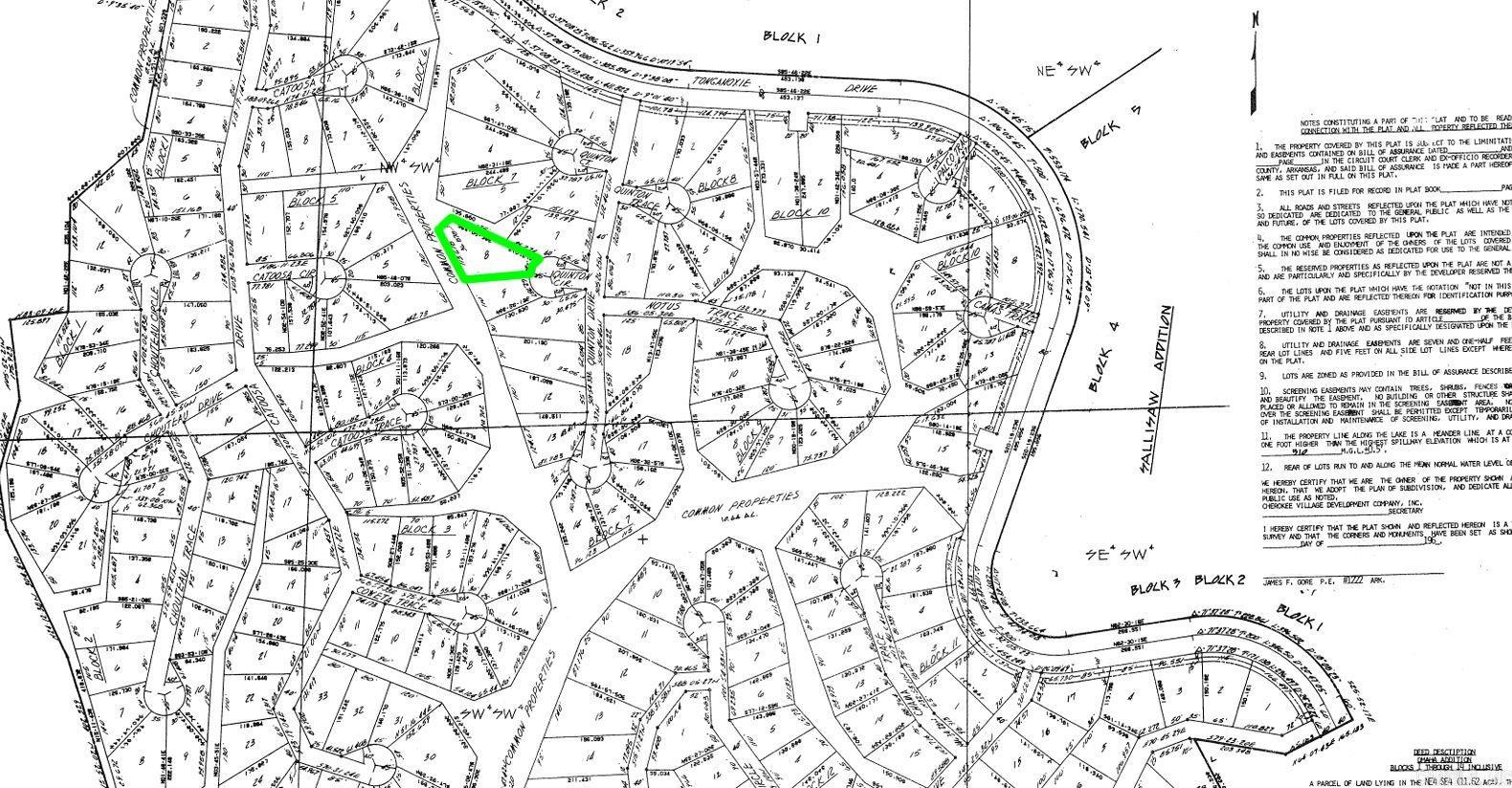 Photo 2 - Vacant Land for sale – Lot 8  QUINTON   Cherokee Village, AR