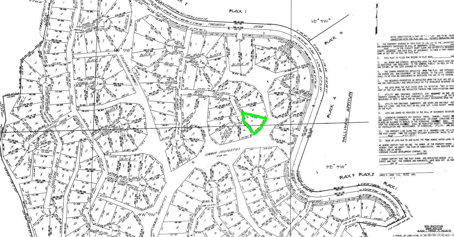 Photo 2 - Vacant Land for sale – Lot 5  NOTUS   Cherokee Village, AR