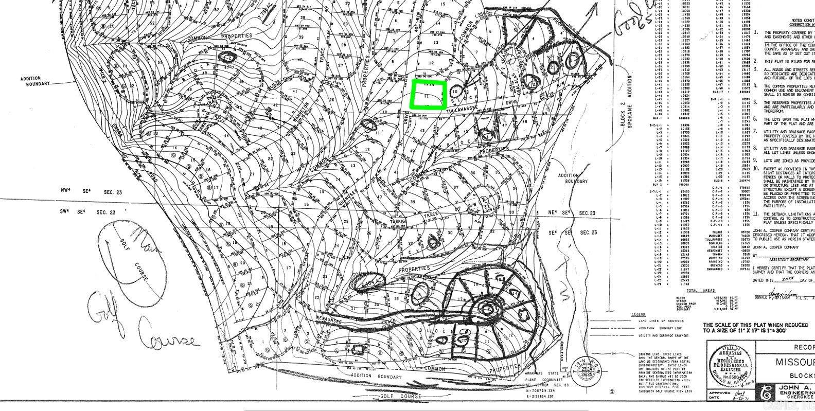 Photo 2 - Vacant Land for sale – Lot 11  TULLAHASSEE   Cherokee Village, AR