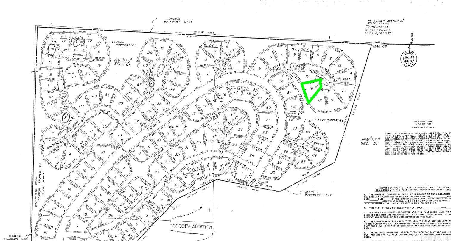 Photo 2 - Vacant Land for sale – Lot 18  Toquo   Cherokee Village, AR