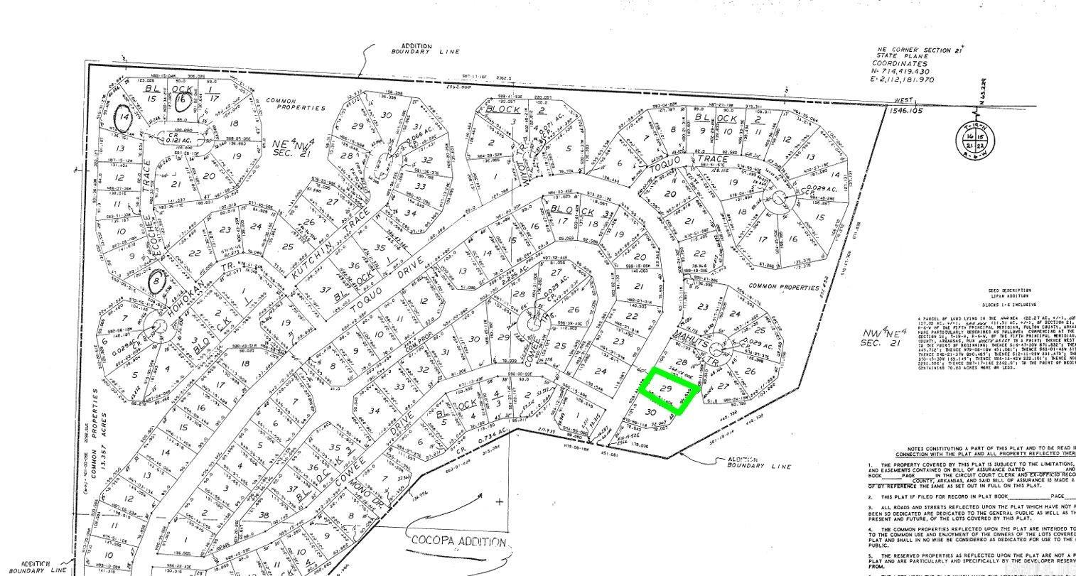 Photo 2 - Vacant Land for sale – Lot 29  TOQUO   Cherokee Village, AR