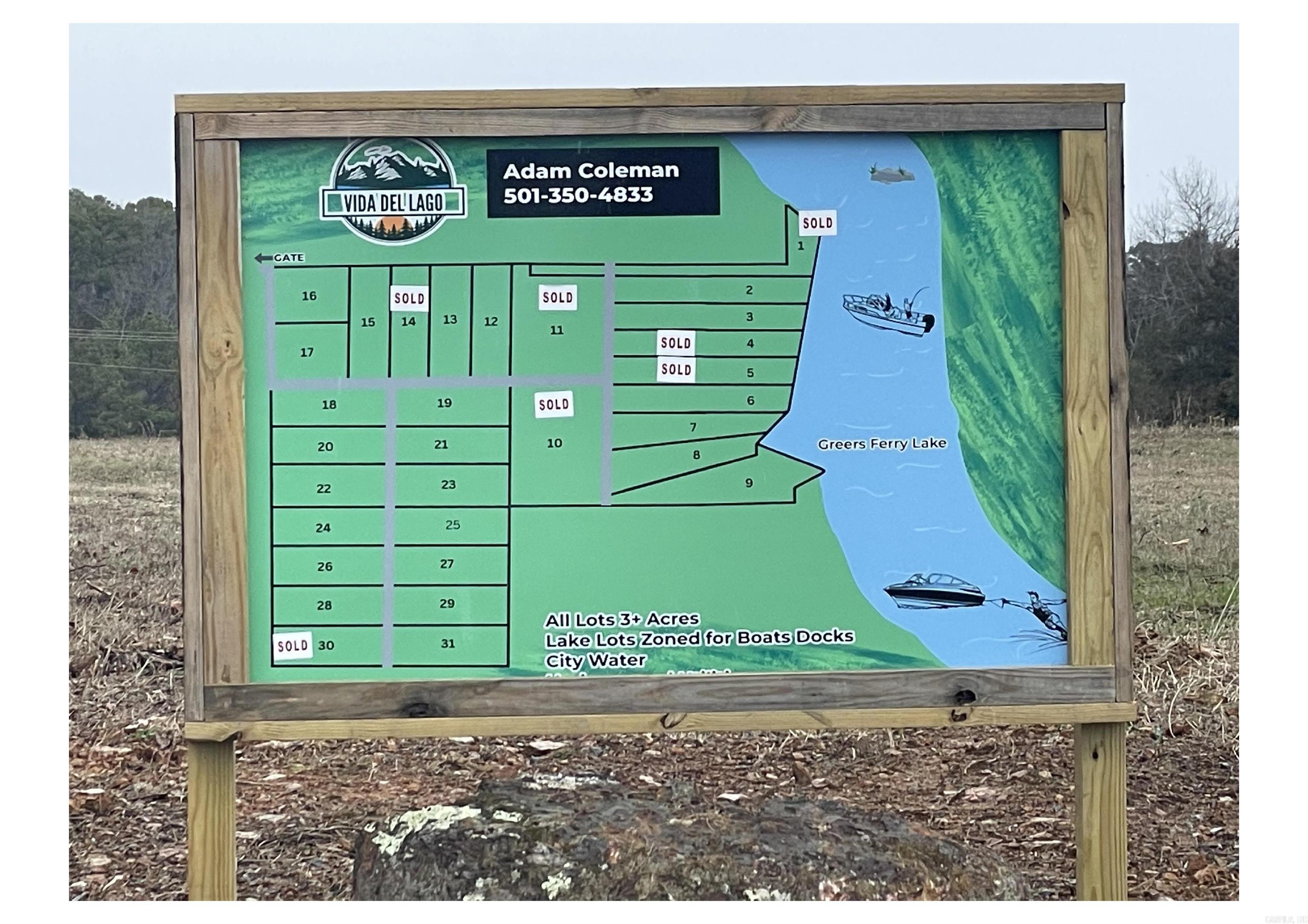 Photo 10 - Vacant Land for sale – Lot 8  Vida Del Lago Subdivision   Greers Ferry, AR