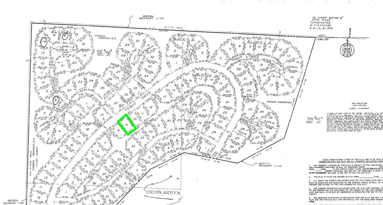 Photo 2 - Vacant Land for sale – Lot 9  Toquo   Cherokee Village, AR