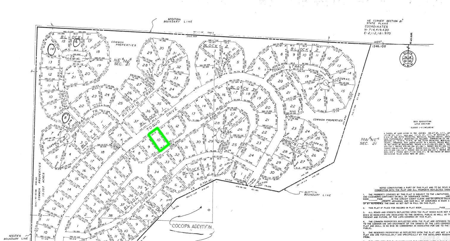 Photo 2 - Vacant Land for sale – Lot 10  Toquo   Cherokee Village, AR