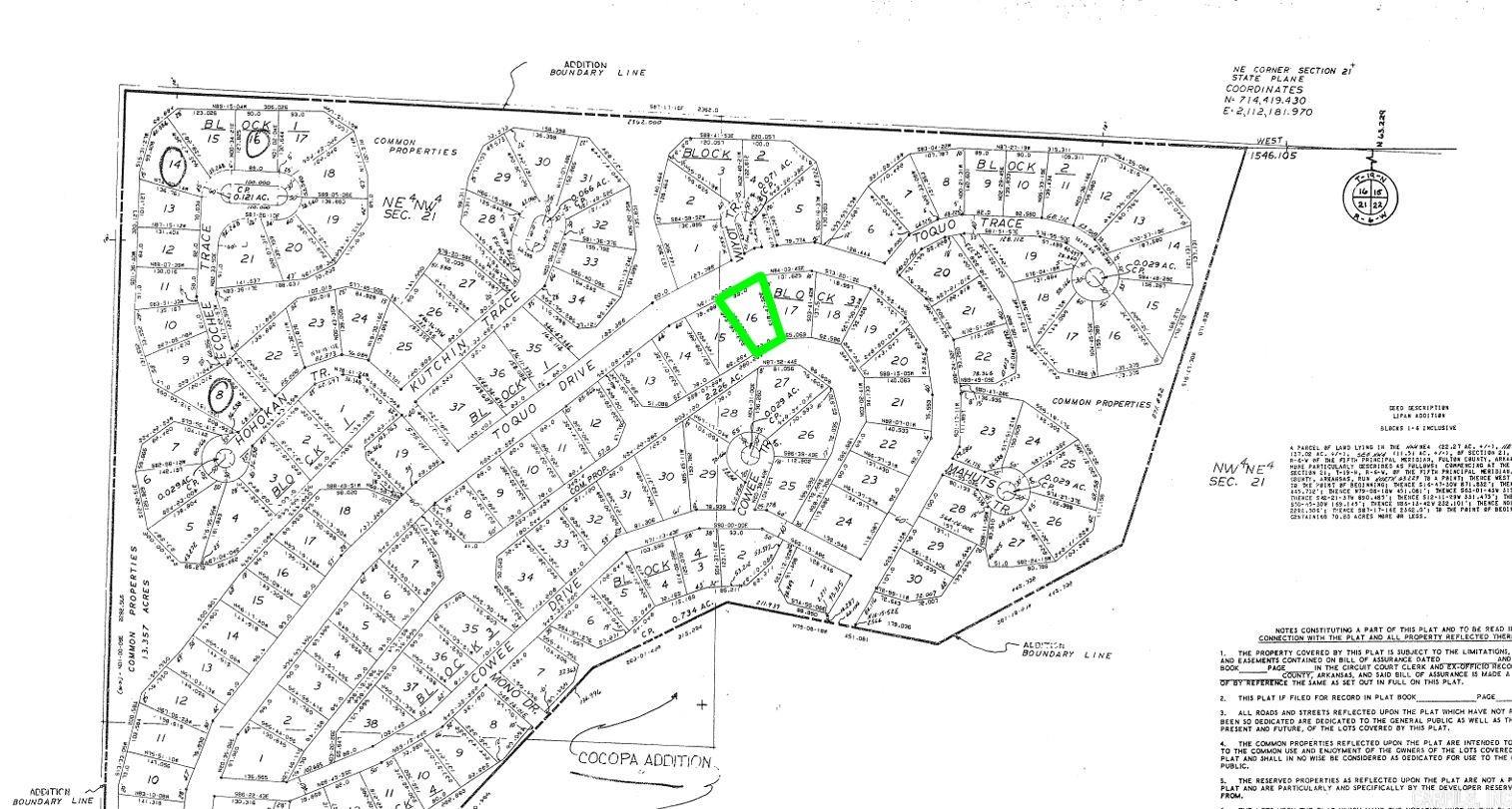 Photo 2 - Vacant Land for sale – Lot 16  Toquo   Cherokee Village, AR