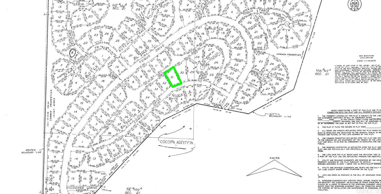 Photo 2 - Vacant Land for sale – 0  Cowee   Cherokee Village, AR