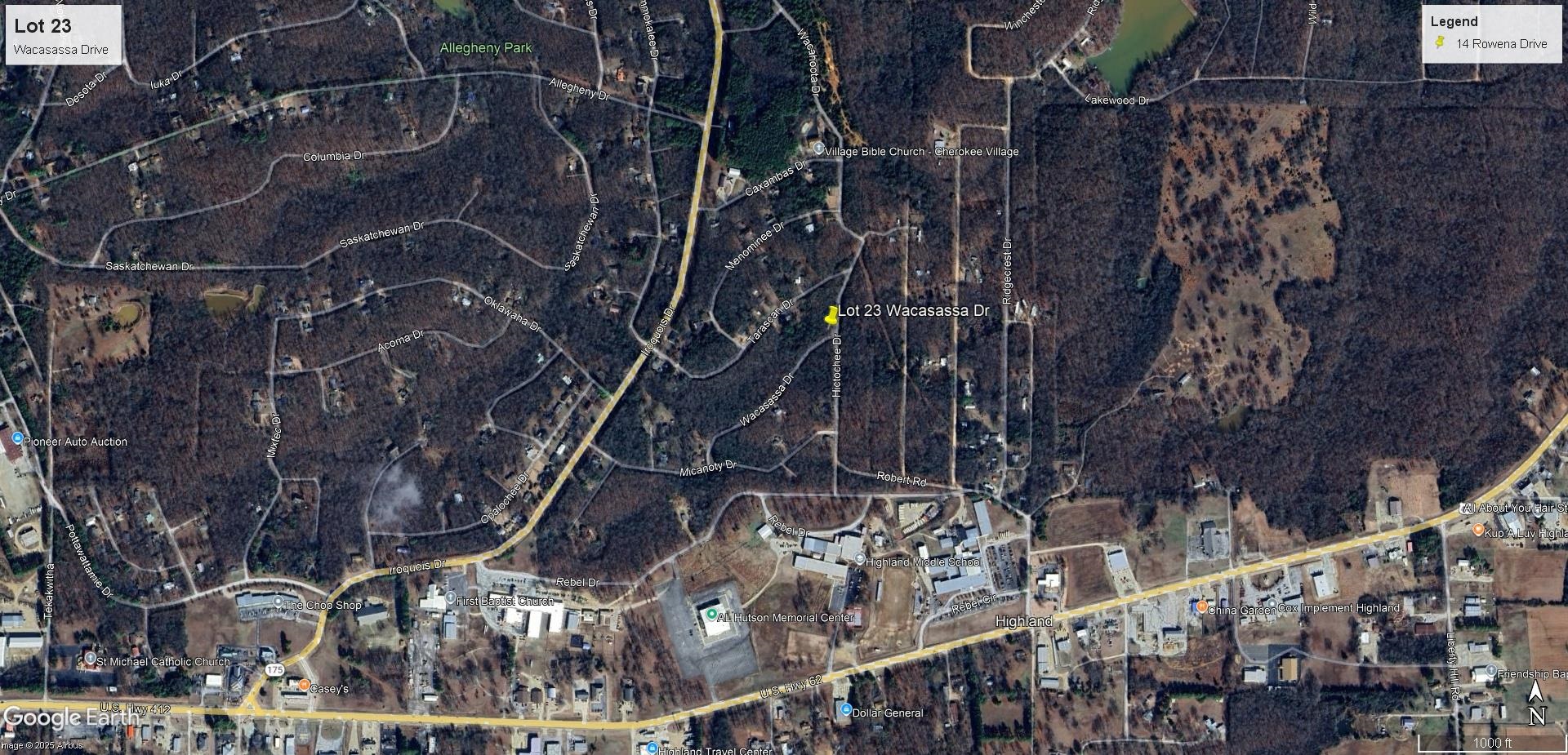 Photo 8 - Vacant Land for sale – TBD  Wacasassa   Cherokee Village, AR