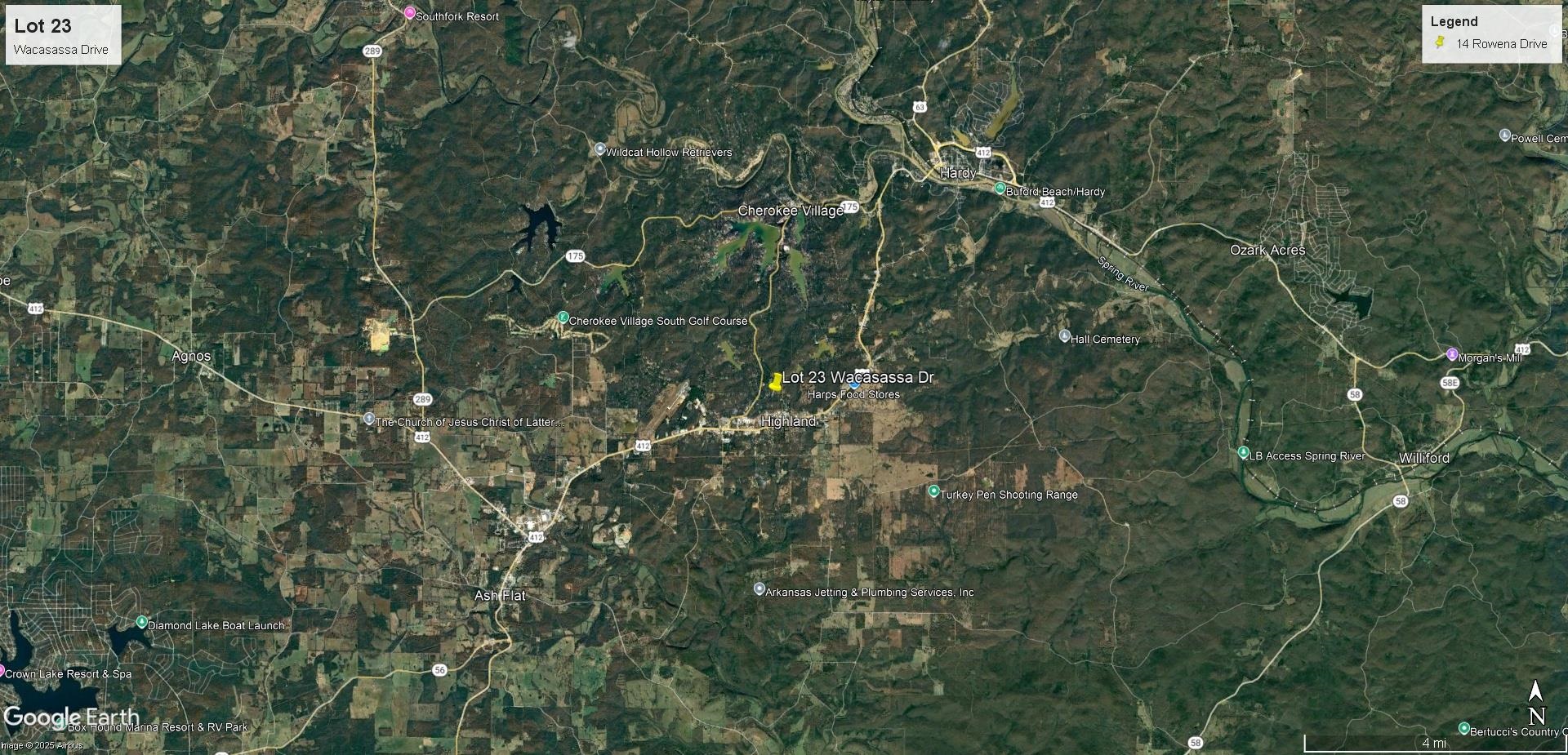 Photo 9 - Vacant Land for sale – TBD  Wacasassa   Cherokee Village, AR