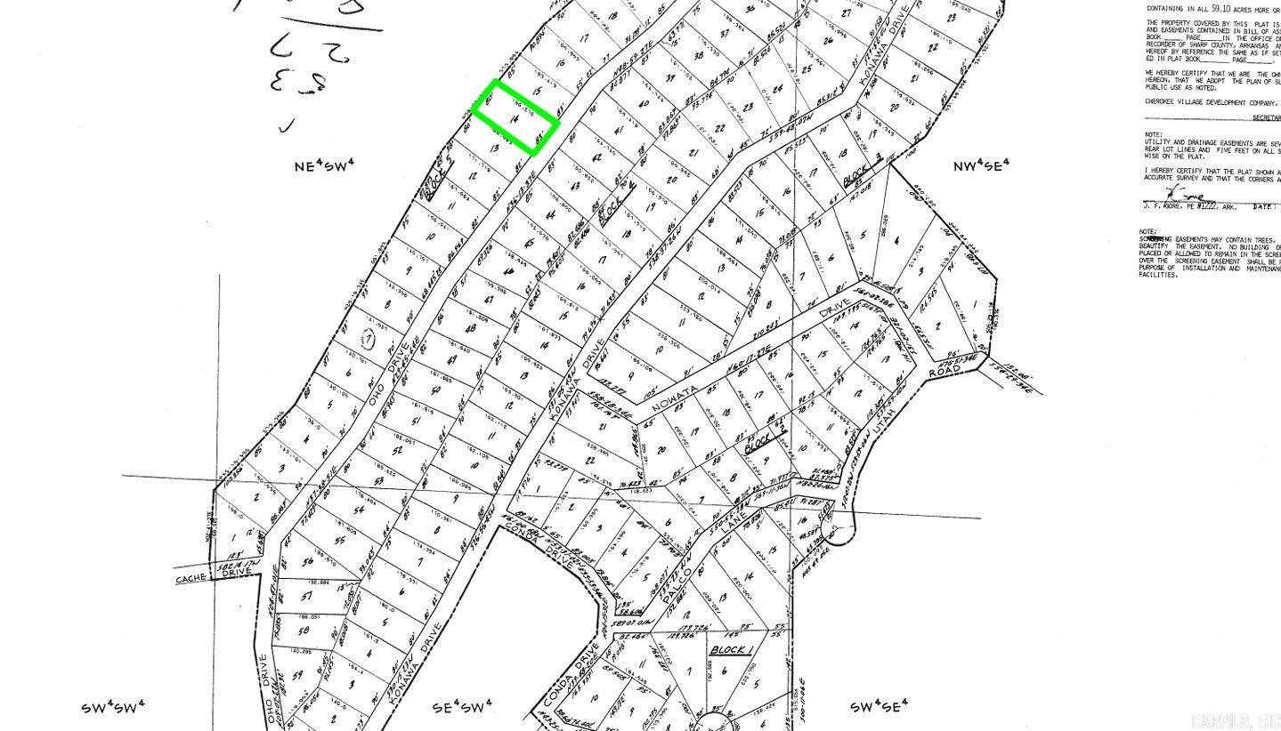 Photo 2 - Vacant Land for sale – Lot 14  Oho   Cherokee Village, AR