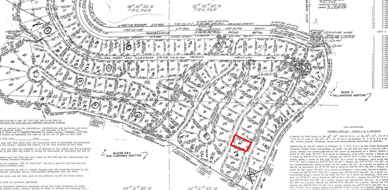Photo 2 - Vacant Land for sale – Lot 42 E San Ildefonso   Cherokee Village, AR