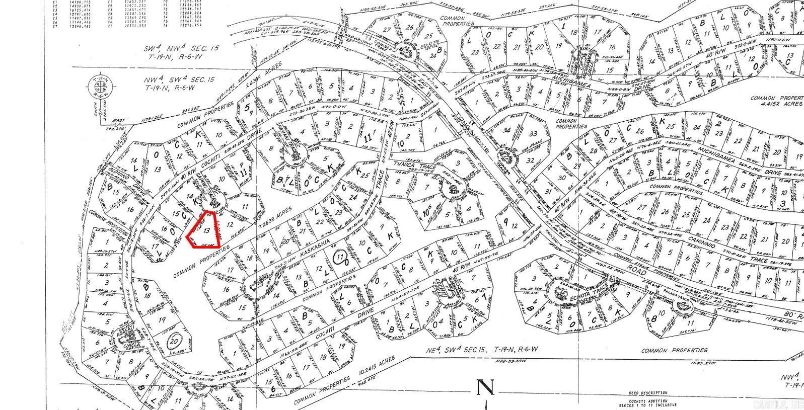 Photo 2 - Vacant Land for sale – Lot 13  Saponi   Cherokee Village, AR