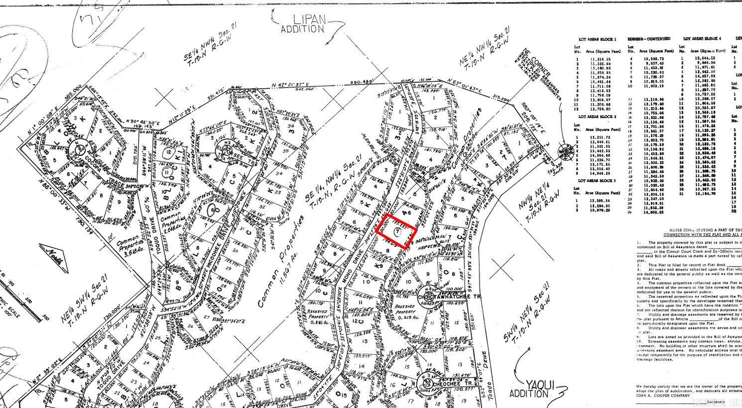 Photo 2 - Vacant Land for sale – Lot 7  Mono   Cherokee Village, AR