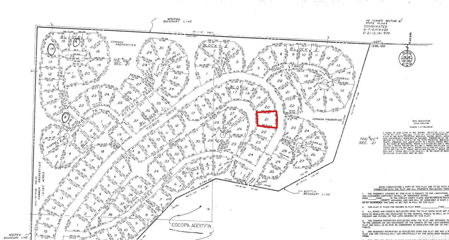 Photo 2 - Vacant Land for sale – Lot 21  Toquo   Cherokee Village, AR