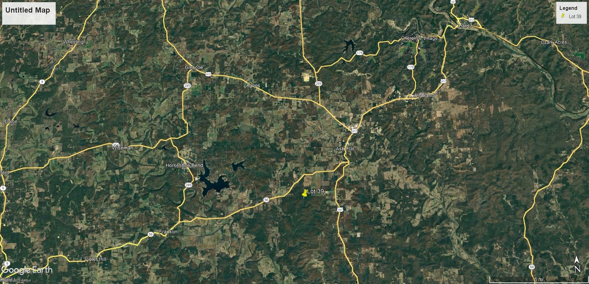 Photo 4 - Vacant Land for sale –   Strawberry Valley   Ash Flat, AR