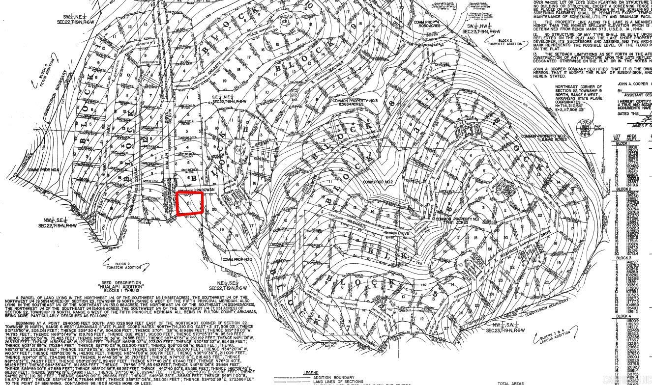 Photo 2 - Vacant Land for sale – Lot 21  Hualapi   Cherokee Village, AR