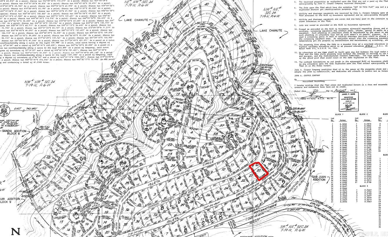 Photo 2 - Vacant Land for sale – Lot 20  Isleta   Cherokee Village, AR