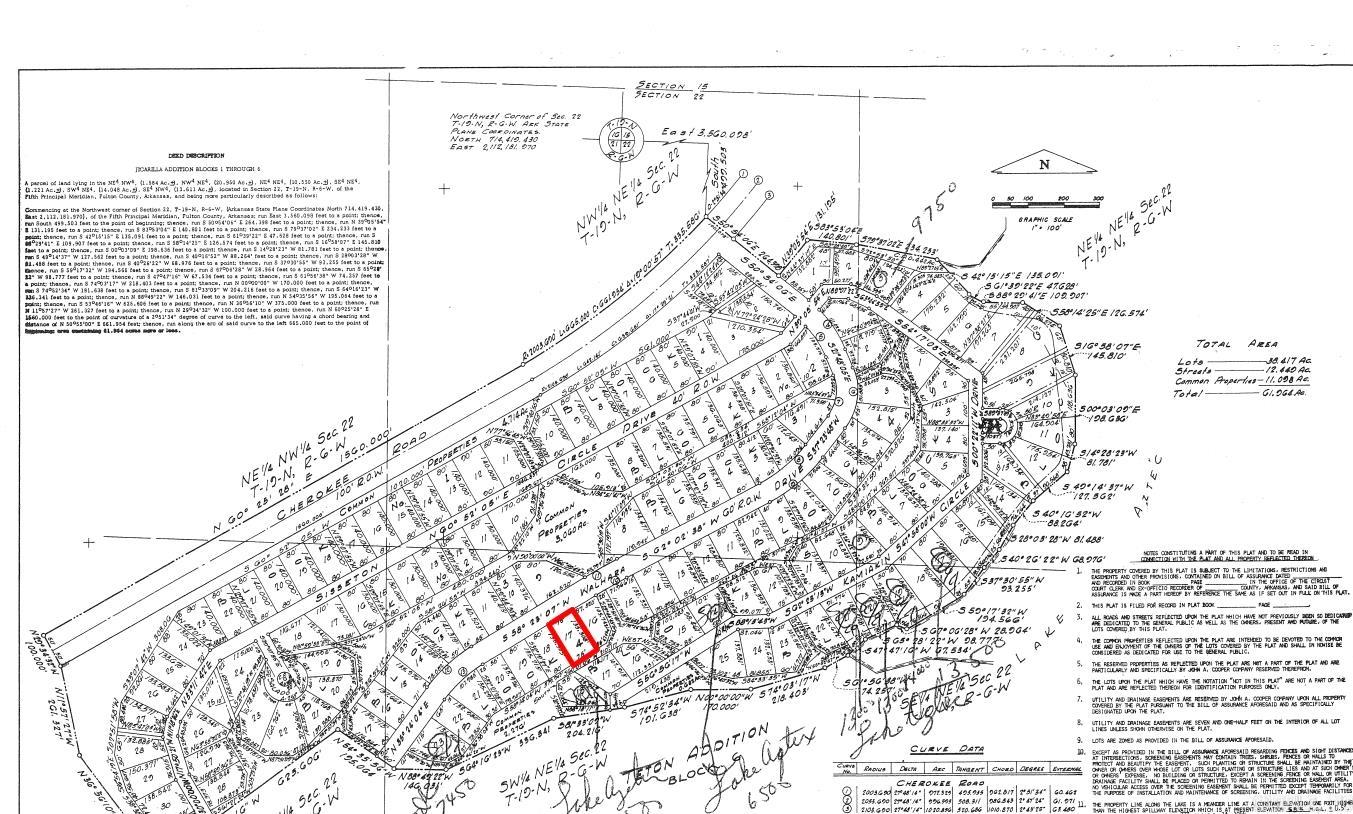 Photo 2 - Vacant Land for sale – Lot 17  Walhara   Cherokee Village, AR