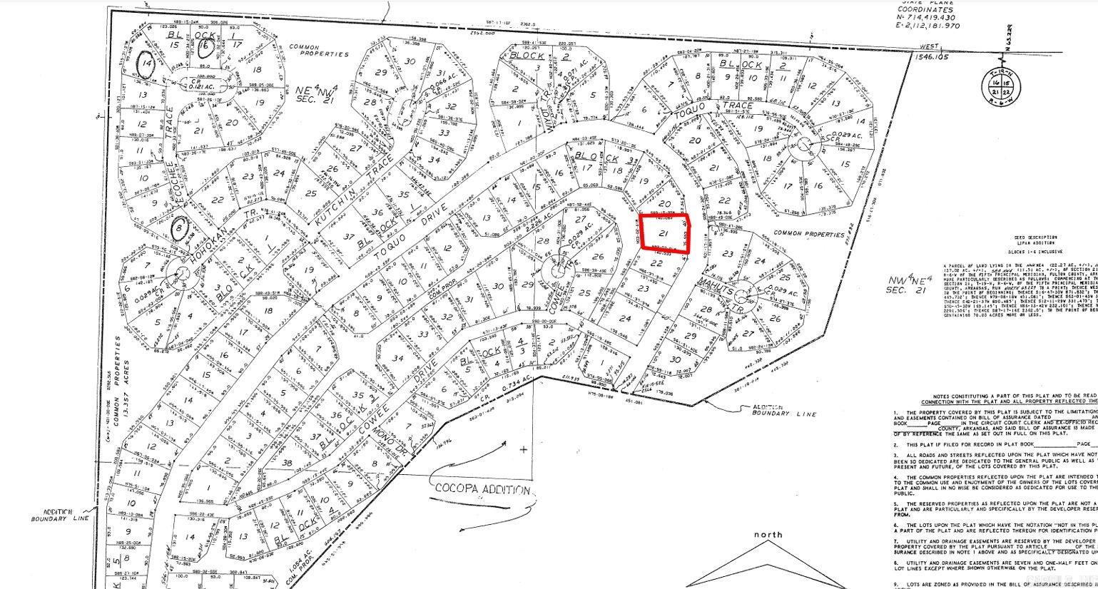 Photo 2 - Vacant Land for sale – Lot 21  Toquo   Cherokee Village, AR