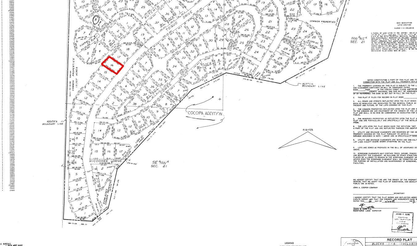 Photo 2 - Vacant Land for sale – Lot 16  Toquo   Cherokee Village, AR