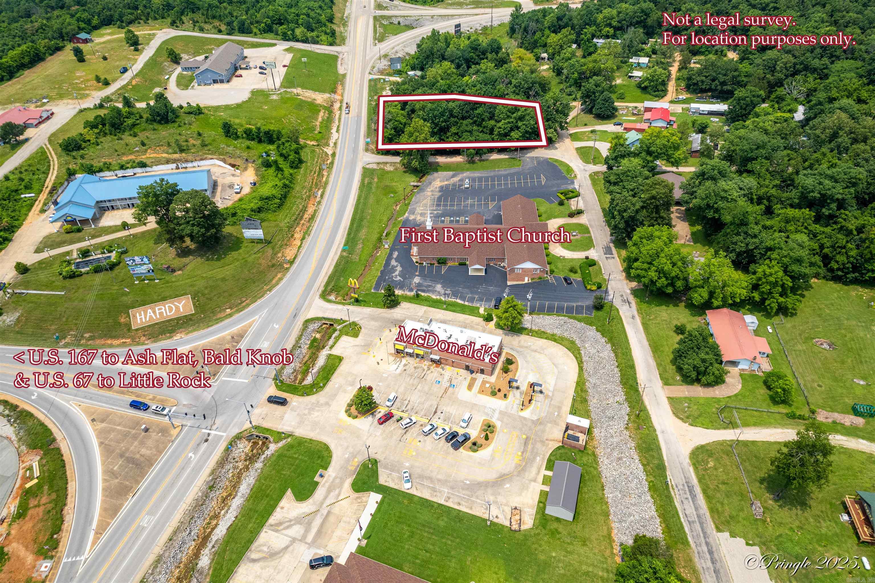 Photo 3 - Vacant Land for sale – 000  63 Highway   Hardy, AR