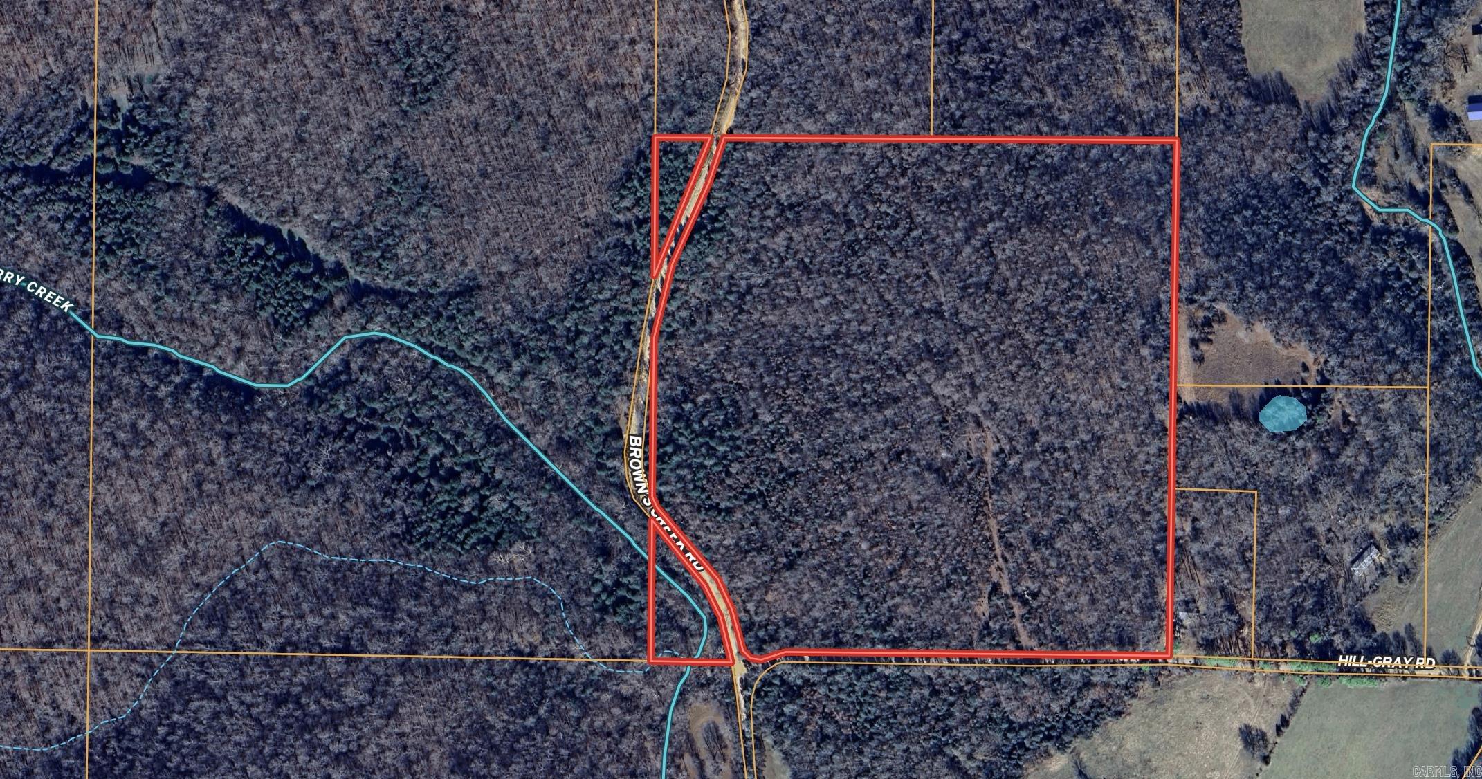 Photo 2 - Vacant Land for sale – TBD  Brown's Creek Road   Ravenden, AR