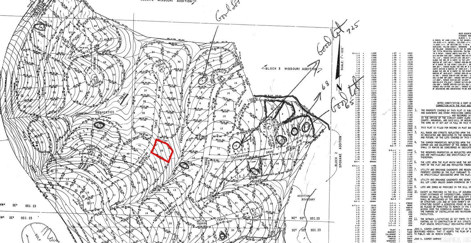 Photo 2 - Vacant Land for sale – Lot 26  Wahpeton   Cherokee Village, AR